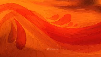 Fiery Abstract Strokes