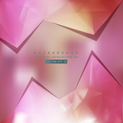 Pink Triangular Background Template