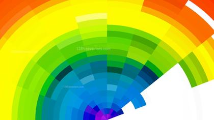 Colorful Abstract Arc Design