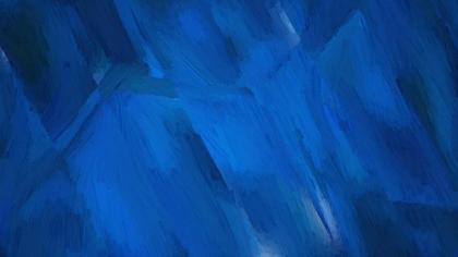 Blue Brushstrokes Abstract
