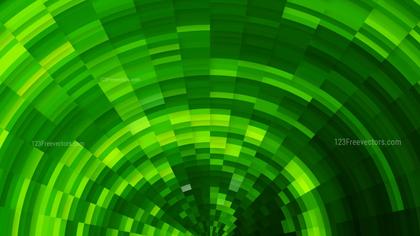 Green Pixelated Arcs
