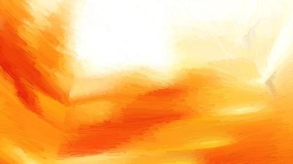 Orange Brushstrokes