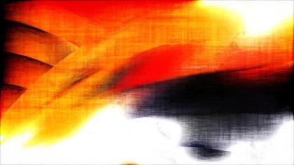 Fiery Abstract Brushstrokes