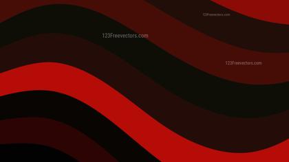 Wavy Red and Black Stripes