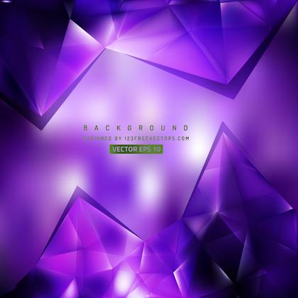 Abstract Violet Triangle Polygonal Background Design