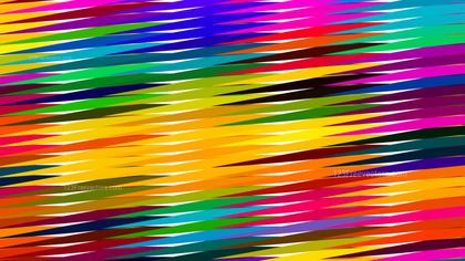 Abstract Colorful Horizontal Lines and Stripes Background Vector