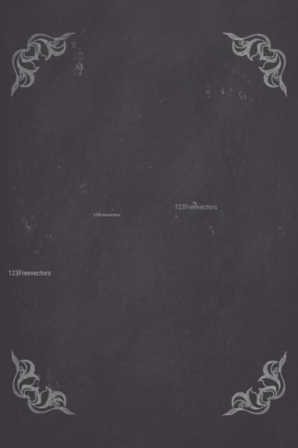 Chalkboard Corner Flourishes