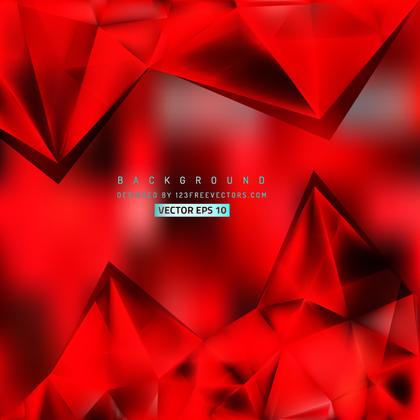 Red Triangular Background Template