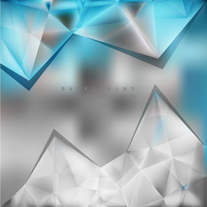 Abstract Gray Turquoise Triangle Polygonal Background Template