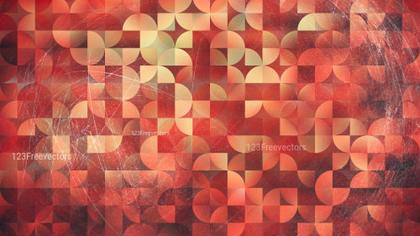 Geometric Semicircle Pattern