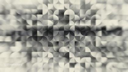 Geometric Semi-Circle Pattern