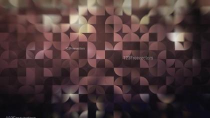 Geometric Semicircle Pattern
