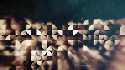 Geometric Semicircle Pattern