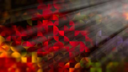 Geometric Red and Black