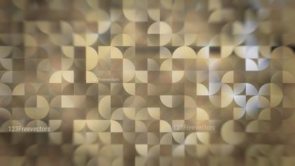 Geometric Semi-Circle Pattern