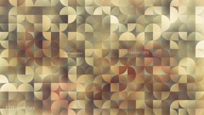Geometric Semicircle Pattern