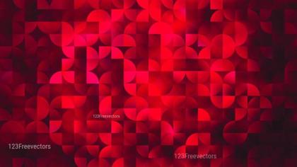 Red Geometric Pattern