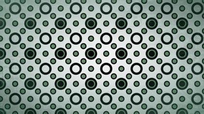 Green Black and White Seamless Geometric Circle Background Pattern Image