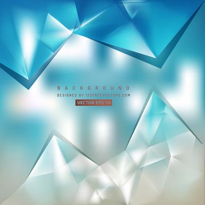 Abstract Turquoise Triangular Background