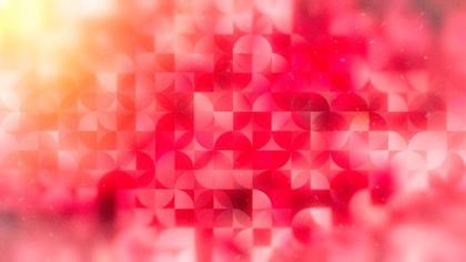 Geometric Red Abstract