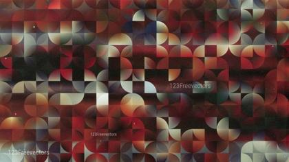 Geometric Semicircle Pattern