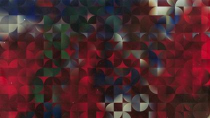 Geometric Red And Green Pattern
