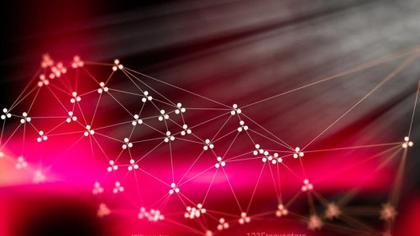 Network of White Dots and Lines