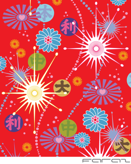 Free Asian Pop Vector Background