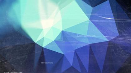 Geometric Blue and Green Abstract