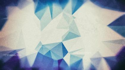 Abstract Geometric Blue and White