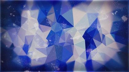 Abstract Blue Polygon Composition