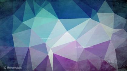 Geometric Blue and Purple Abstract