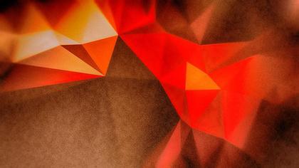Geometric Red and Brown Abstract