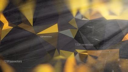Abstract Geometric Gold and Black