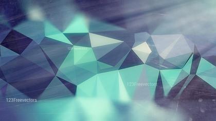 Geometric Teal and Blue Abstract