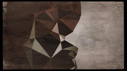 Geometric Figure in Brown Tones