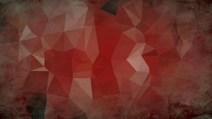 Red Geometric Abstract