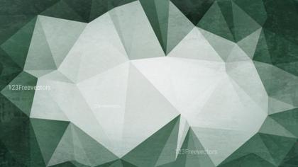 Geometric Emerald and White Background