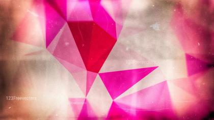 Geometric Pink & Red Abstract