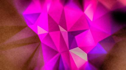 Geometric Pink and Brown Abstract