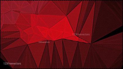 Abstract Geometric Red and Black