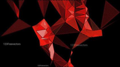 Red and Black Grunge Low Poly Background Graphic
