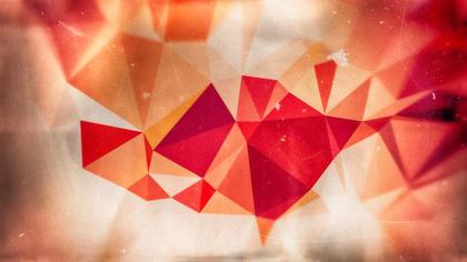 Geometric Red And Orange Composition