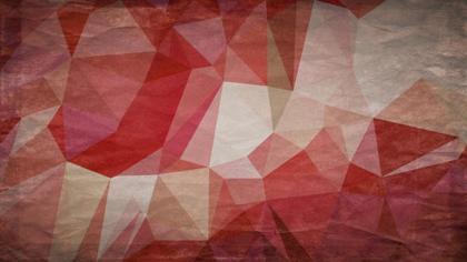 Geometric Red Abstract