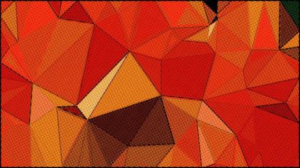 Abstract Geometric Red and Orange