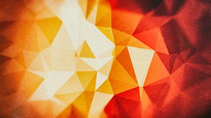 Geometric Orange and Red Abstract