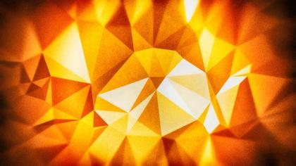 Geometric Amber Abstract