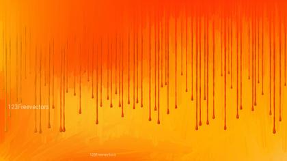 Orange Paint Drips