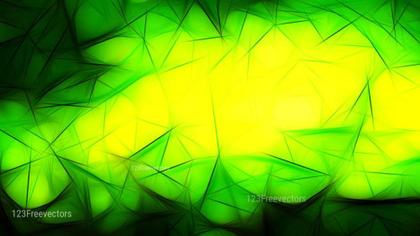 Abstract Green and Yellow Lines