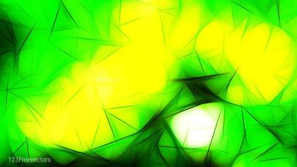 Green and Yellow Abstract Design